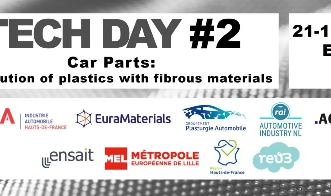 Tech Day #2 : Substitution des plastiques par des matériaux fibreux dans l’automobile